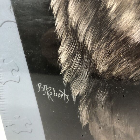 "NIGHT EYES" GREY WOLF 550 PIECE JIGSAW PUZZLE - BY MASTER PIECES (18x24 ) NEW - Picture 4 of 9